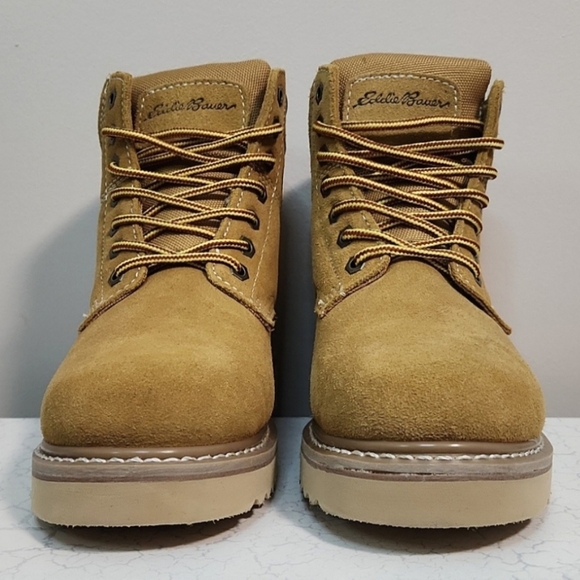 🔥ABSOLUTE FINAL💲⬇️Eddie Bauer Men's Highland Point Suede Boots, Size 9 ~ NWOT - Picture 7 of 11
